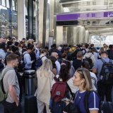 La grève dans le métro londonien perturbe les déplacements de millions de personnes. Ici, la station de Liverpool Street. (archive) KEYSTONE/EPA/TOLGA AKMEN